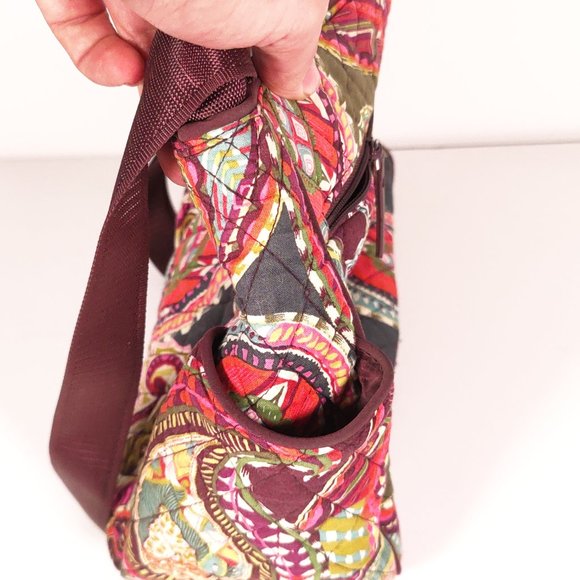 Vera Bradley Retired Print Paisley Crossbody Bohemian Purse/Diaper Bag - Picture 5 of 8
